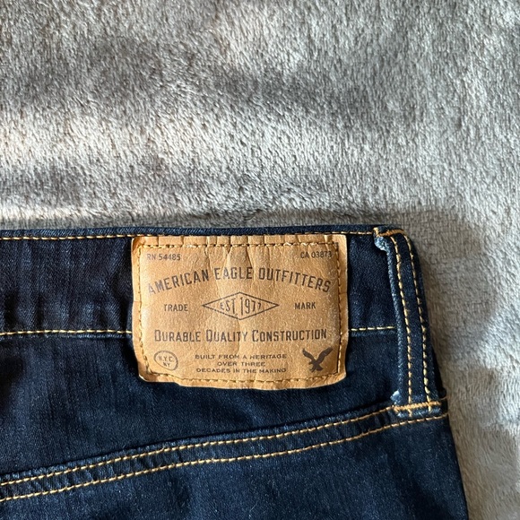 American Eagle Flex/4 360° Skinny Jean. Dark Rinse Wash. Size 31x32 - Picture 3 of 6